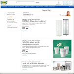 DETOLF Glass-Door Cabinet $84 Instore @ IKEA Perth WA