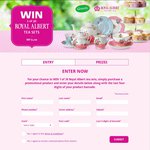 Win 1 of 30 Royal Albert Tea Sets (valued at $1,175 each) - Purchase Greens Baking Products