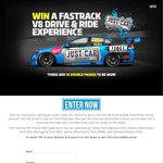Win 1 of 10 Fastrack V8 Super Drive and Ride Experiences for 2 Adults from Just Car Insurance