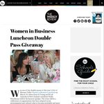 Win 1 of 2 Double Passes to Women in Business Luncheon from The Weekly Review (VIC)