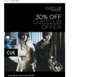 30% off everything in CUE