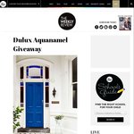 Win a $300 Dulux Aquanamel Voucher from The Weekly Review (VIC)