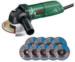 Bosch 670W 100mm Angle Grinder - PWS 1000 Green $62.1 (With 10% off) @ Masters