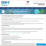 [SYDNEY] Asbestos Removal Course (Non-Friable) - $240 (Normally $300 - $320) @ Edway Training
