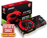MSI GTX980TI Video Card - $899 Pickup (Normally $1049), $916 Delivered @ PC Case Gear