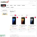Samsung Galaxy Note 7 (64GB, 4GB RAM) - Black/Silver/Gold $1,299 Shipped @ Mobileciti