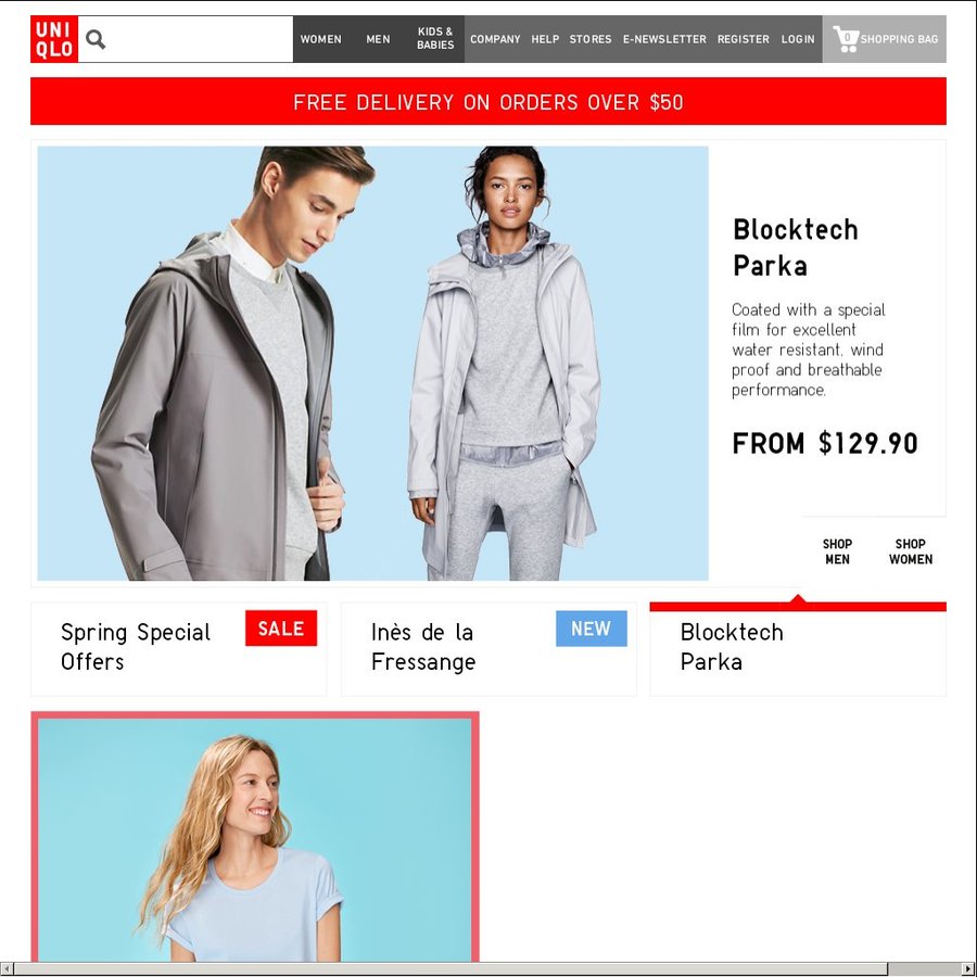 Uniqlo - Free Shipping on All Online Orders - OzBargain