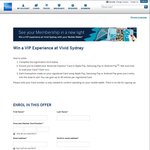 [Targeted] Win a VIP Experience at Vivid Sydney Worth up to $6772 by Using Your American Express Mobile Wallet  