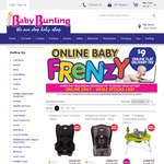 Baby Bunting Frenzy Online Sale + $9 Flat Delivery
