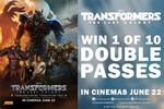 Win 1 of 10 Double Passes to Transformers: The Last Knight from Zing Pop Culture Australia