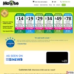 Moose Mobile SIM Only Deal | $14 | 1GB, Unlimited Std. Nat. Calls & Text | No Lock in Contract