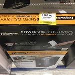 Fellowes DS-1200Cs Cross-Cut Shredder $100 (RRP $239) @ OfficeWorks