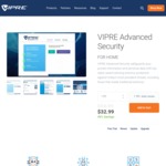VIPRE Advanced Security - 40% off 1 year subscriptions i.e., 3 PC Protection $38.99 USD (~$48.50 AUD)