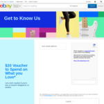 eBay $20 voucher if you’re new or haven’t shopped in 12 months.