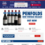 10% off All Wine at First Choice Liquor (Excludes Penfolds)