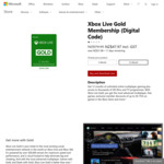 [XB1] Xbox Live Gold 12 Months ~AUD $43.16 ($47.97 NZD) @ Microsoft Store New Zealand