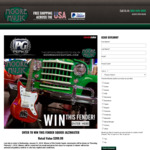 Win a "Fender Squier Jazzmaster" Electric Guitar worth US$400 from Moore Music