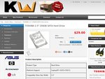 TOSHIBA 2.5" 250GB SATA Hard Drive $29 @ King Work Online