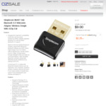 10% off Simplecom USB Bluetooth Receiver - $8.10 (Was $9) Plus Free Shipping on First Purchase (Otherwise $9.95) @ OzSale 