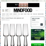 Win a Carrol Boyes Wine Glass Set Worth $240 from MiNDFOOD