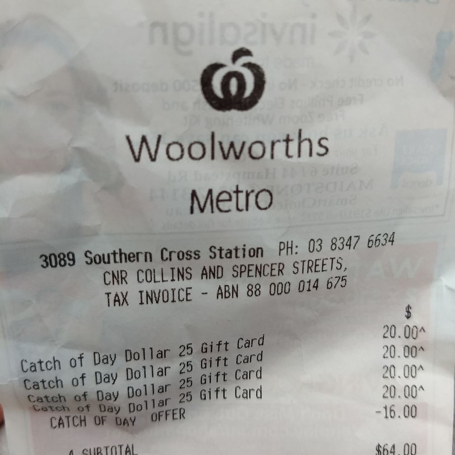 Woolworths - 20% off iTunes Gift Cards