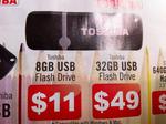 Toshiba Flash Drive 8GB - $11 at MLN