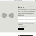 Win a Pair of BeoPlay E8 Premium Truly Wireless Earphones Worth $449 from Bang & Olufsen