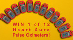Win 1 of 12 Heart Sure A320 Pulse Oximeters Worth $90 from JA Davey Pty Ltd