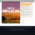 Win a Queensland Road Trip for 4 Worth $2,500 or 1 of 5 $100 Fuel Vouchers from Southern QLD Country Tourism