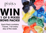 Win a Pixie's Bow Pack for Each Day of The Week from Mouth of Mums