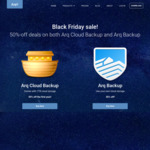 Arq Backup 50% OFF Black Friday Deal USD $24.99 (~AUD $35)