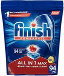 Finish All in 1 Max Dishwasher Tablets Lemon, 94 Pack $16.99 ($0.18/Tablet) + Free Delivery with Prime/ $49 Spend @ Amazon AU
