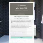 Win a $500 Bathroom Product Voucher from Timberline