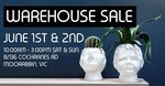 [VIC] Excess Stock & Slightly Imperfect Warehouse Sale (up to 90% off) 1-2 June @ White Moose Decor & Art Warehouse, Moorabbin