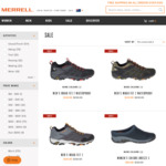 Merrell Footwear up to 50% off Selected Styles Free Pickup/$10 Delivery: Women's Barrado $79.99, Men's Range Laceless AC+ $49.99