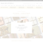 25% off Selected Shoes and Accessories @ David Jones