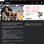Win 1 of 30 Jumanji Prize Packs from Event Cinemas Worth $120 Each