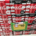 [VIC] Coca-Cola/Coca-Cola No Sugar 375ml 18-Pack $10 @ Coles (in-Store Only)
