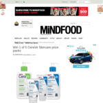 Win 1 of 5 CeraVe Skincare Prize Packs Worth $48.87 from MiNDFOOD