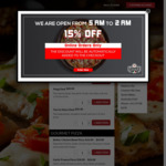 [NSW] 15% off When You Order Directly from Website @ Mariner Pizza, Chester Hill