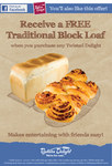 Bakers Delight Voucher - Buy Any Twisted Delight Get a Block Loaf Free