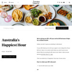 [NSW] Australian Venue Company 50% off Food and Drinks Happy Hour Every Day between 5-6pm