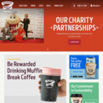 Free Welcome Back Coffee for Returning 'App Members' @ Muffin Break