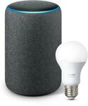 Amazon Echo Plus (2nd Gen) with Alexa + Bonus Philips Hue Smart Bulb E27 $99 @ JB HI-FI