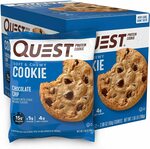 Quest Nutrition Protein Cookies, Box of 12, (Chocolate Chip) $24 ($21.60 S&S) + Delivery ($0 with Prime/ $39 Spend) @ Amazon AU