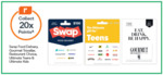 20x Everyday Points on Swap Food Delivery, Gourmet Traveller, Restaurant Choice, Ultimate Teens & Kids Gift Cards @ Woolworths