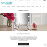 $10 Welcome Voucher Rewards Program ($30 Minimum Spend) @ Howards Storage World