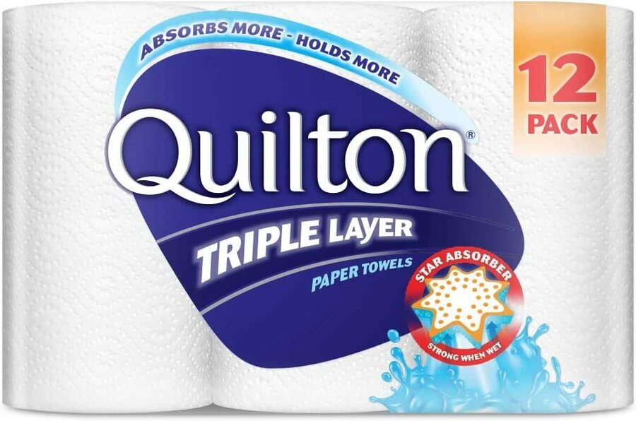 Quilton 3-Ply White Paper Towel (60 Sheets Per Roll) 12-Count $12 ($10. ...