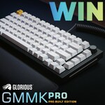 Win a Glorious GMMK Pro 75% Pre-Built Keyboard Black Slate Worth $529 from PC Case Gear