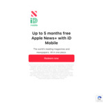 5 Months of Apple News+ Free (Was $75, Steps Required, New Subscribers Only) @ Apple